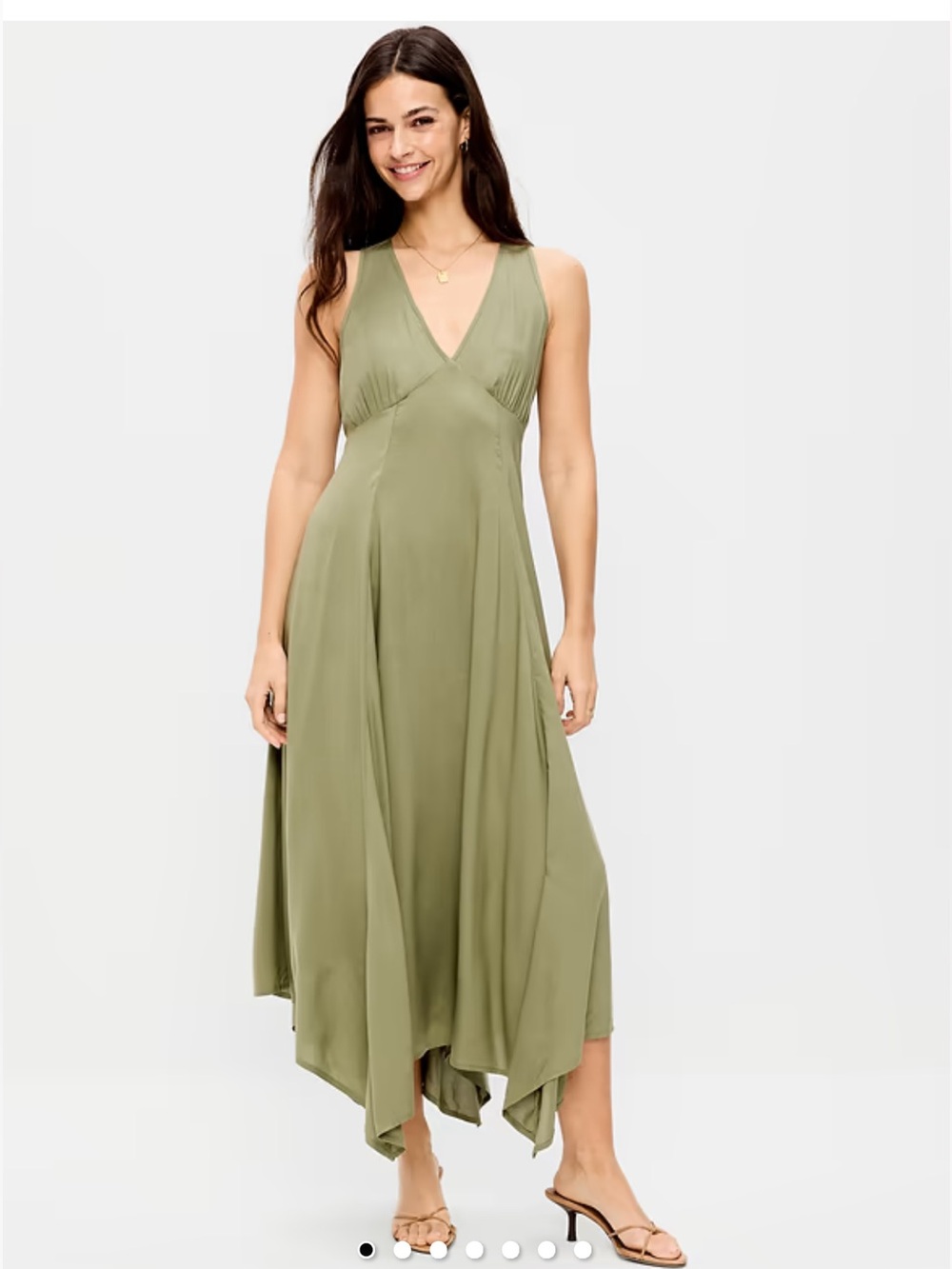 OLD NAVY Handkerchief Hem Midi Dress~ Size Medium~